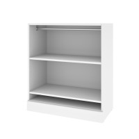 Bestar 40166-1117 Versatile 36W Low storage unit with rod in white