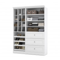 Bestar 40851-1417 Versatile 61 inch Storage Kit in White