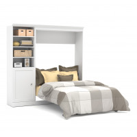 Bestar 40892-17 Versatile 84'' Full Wall Bed kit in White