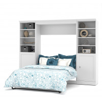 Bestar 40894-17 Versatile 109'' Full Wall Bed kit in White