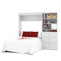 Bestar 40895-17 Versatile 95'' Full Wall Bed kit in White