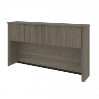 Bestar 60520-000035 Embassy Hutch for 66 Narrow Desk Shell in walnut grey