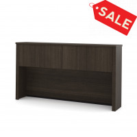 Bestar 60520-2179 Embassy Hutch for 66" Credenza in Dark Chocolate