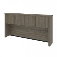 Bestar 60521-000035 Embassy 72W Hutch for 71 Narrow Desk Shell in walnut grey