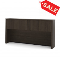 Bestar 60521-1179 Embassy Hutch for 71" Credenza in Dark Chocolate