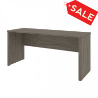 Bestar 60612-000035 Embassy 66 Narrow Desk Shell in walnut grey