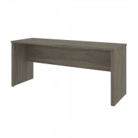Bestar 60613-000035 Embassy 72W 71 Narrow Desk Shell in walnut grey