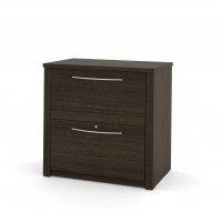 Bestar 60630-3179 Embassy 30" Lateral File in Dark Chocolate