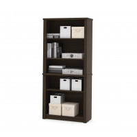 Bestar 60700-3179 Embassy Modular Bookcase in Dark Chocolate
