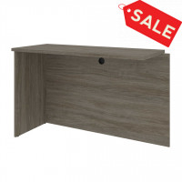 Bestar 60811-000035 Embassy 47W Return Table in walnut grey
