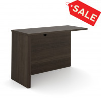 Bestar 60811-2179 Embassy Return Table in Dark Chocolate