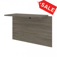 Bestar 60820-000035 Embassy 39W Desk Bridge in walnut grey