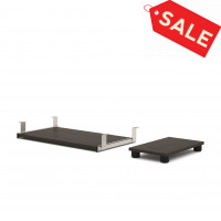 Bestar 60830-2179 Embassy keyboard Shelf and CPU Platform in Dark Chocolate