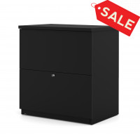 Bestar 65635-2118 Standard Lateral File in Black