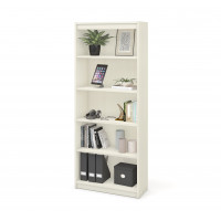 Bestar 65715-000031 standard Bookcase in White Chocolate