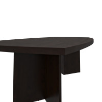 Bestar 65776-39 Bestar boat shaped conference table with 1 3/4 inch melamine top in Bordeaux