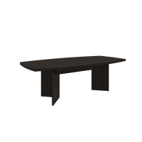 Bestar 65776-79 Boat Shaped Conference Table with 1 3/4" Melamine Top in Dark Chocolate