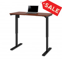 Bestar 65857-39 Bestar 24" x 48" Electric Height Adjustable Table in Bordeaux