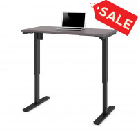 Bestar 65857-59 Bestar 24" x 48" Electric Height Adjustable Table in Slate