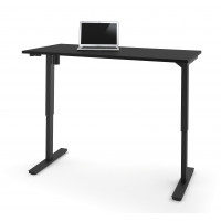 Bestar 65867-18 Bestar 30" x 60" Electric Height Adjustable Table in Black