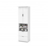 Bestar 85160-17 Lumina Storage Unit with Drawers & Doors in White