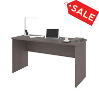 Bestar 92400-000047 Innova 60W Desk Shell in bark grey