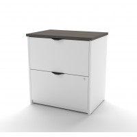 Bestar 92630-2152 Innova Lateral File in White and Antigua