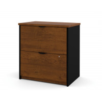 Bestar 92630-2163 Innova lateral file in Tuscany Brown Black