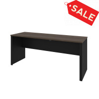 Bestar 93612-000052 Connexion Credenza in Antigua & Black
