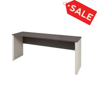 Bestar 93612-1159 Connexion Credenza in Slate Sandstone