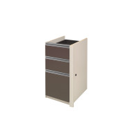 Bestar 93621-1159 Connexion pedestal ready-to-assemble in Slate Sandstone