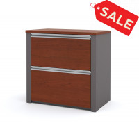 Bestar 93631-1139 Connexion 30 inch lateral file ready-to-assemble in Bordeaux Slate