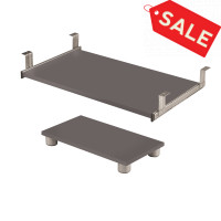Bestar 93830-2159 Connexion Keyboard shelf and CPU platform in Slate