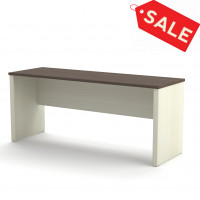 Bestar 99612-1152 Prestige Plus Credenza in White Chocolate & Antigua