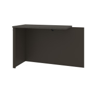 Bestar 99810-000047 Prestige + return table in Bark Gray & Slate