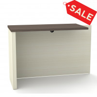 Bestar 99810-1152 Prestige Plus Return Table in White Chocolate & Antigua