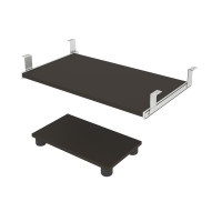 Bestar 99830-000059 Prestige + keyboard shelf and CPU platform in Slate