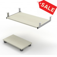 Bestar 99830-2152 Prestige Plus Keyboard Shelf and CPU Platform in White Chocolate