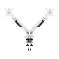 Bestar AK-MA32D-17 Universel Dual Monitor Arm for 32-inch Monitors in white
