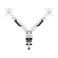 Bestar AK-MA32D-17 Universel Dual Monitor Arm for 32-inch Monitors in white