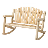 Bestar MR-106AL White Cedar 4' Settee Rocker