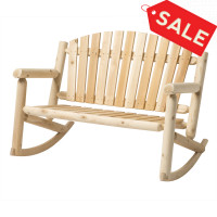 Bestar MR-106AL White Cedar 4' Settee Rocker