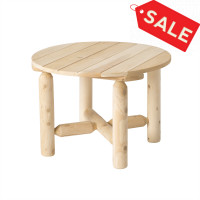 Bestar MR-109L White Cedar Round Coffee Table