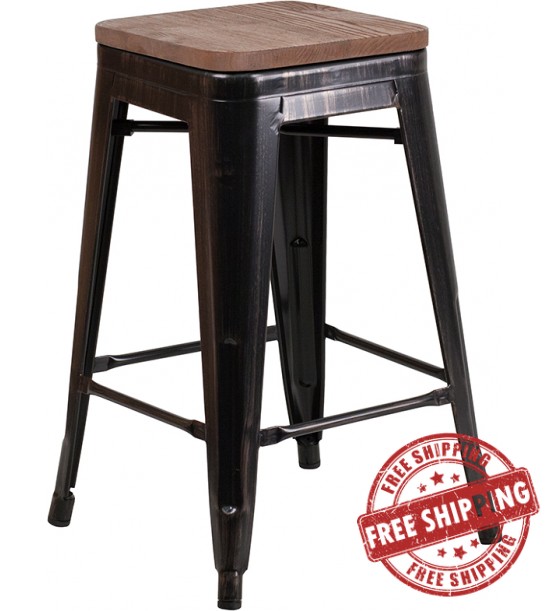 Flash Furniture CH-31320-24-BQ-WD-GG 24 Flash Furniture CH-31320-24-BQ-WD-GG 24