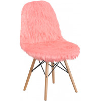 Flash Furniture DL-12-GG Shaggy Dog Hermosa Pink Accent Chair 