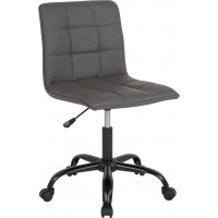 Flash Furniture DS-512C-GRY-GG Sorrento Home and Office Task Chair in Gray Leather 