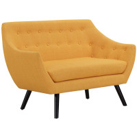 Modway EEI-2550-MUS Allegory Loveseat Mustard