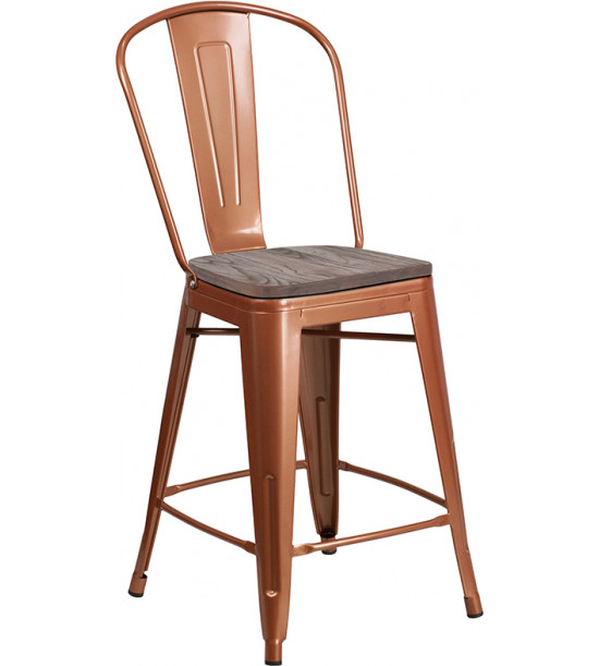 Flash Furniture ET-3534-24-POC-WD-GG 24 Flash Furniture ET-3534-24-POC-WD-GG 24