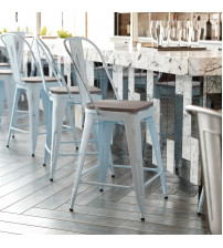 Flash Furniture ET-3534-24-DB-PL1G-GG Carly Commercial Grade 24