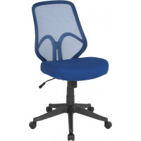 Flash Furniture GO-WY-193A-NVY-GG Salerno Series High Back Navy Mesh Chair 